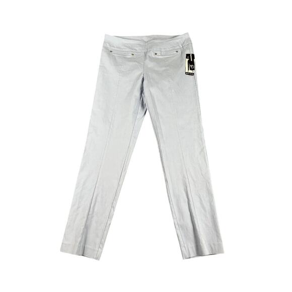 New Directions Women’s Size 12 Light Blue Pull‑On Stretch Pants NWT - Picture 1 of 11